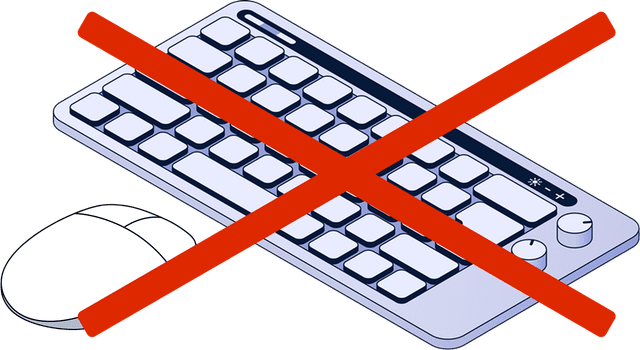 Not Allowed Keyboard and Mouse